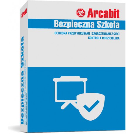 ArcaBit Bezpieczna Szkoła dla Szkół na 100 PC + na serwery - licencja na 2 LATA na 100 komputerów cena PL